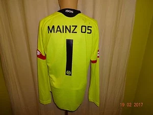 FSV Mainz 05 Original Lotto Junior Torwart Matchworn Trikot 2015/16 + Nr.1 Gr.XL - Picture 1 of 5