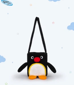 Pingu Shoulder Bag CUTE Plush Water Cup Cover Crossbody Bag - Picture 1 of 5