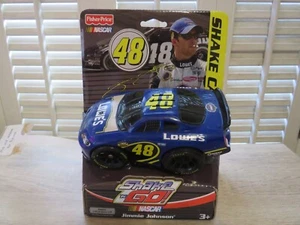 NEU Fisher-Price Shake 'N Go! NASCAR blaues Auto Jimmie Johnson 48, 2007 mit Sounds - Bild 1 von 9