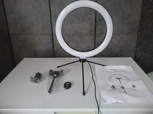KSHIOE 10" Dimmable LED Ring Light w/ Tripod Stand *NEW, Open Box* - Picture 1 of 1