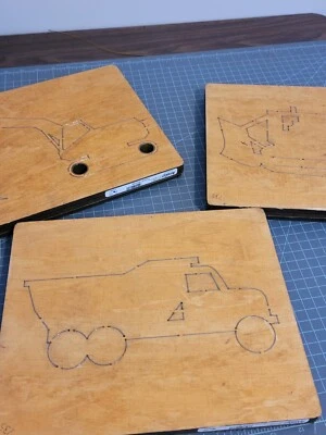 AccuQuilt Studio Dies lote de construcción pala bulldozer camión volquete tamaño Jumbo Foto 1 de 4