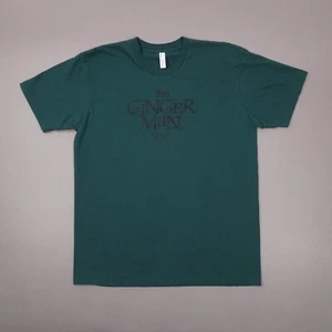 T-shirt vintage Y2K The Ginger Man NYC Bar uomo XL verde 100% cotone made USA - Foto 1 di 8