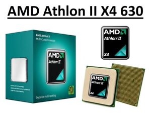 AMD Athlon II X4 630 Quad Core Processor 2.8GHz, Socket AM2+/AM3, 95Watt CPU