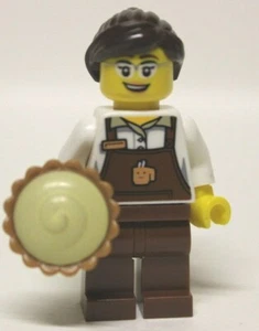 Lego® Minifig Bäckereiverkäuferin mit Kuchen - Picture 1 of 1