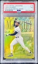 1999 Skybox Metal Universe Fred McGriff #78 Precious Metal Gems /50 PMG PSA 7