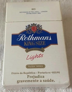 🔔🔔Vintage Rothmans Lights Cigarette Cigarettes Cigarette Paper Box Empty - Picture 1 of 5