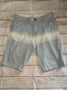 Men's Hollister Cali Longboard Short SIZE 28 EUC Light Blue with Stripe - Picture 1 of 9