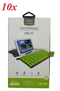 (10) ZAGG Universal Bluetooth Keyboard Case for Apple Samsung, Tablets Devices - Picture 1 of 5
