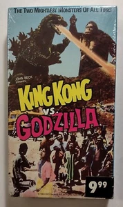 King Kong VS Godzilla VHS Video Tape FACTORY SEALED Price Tag Stickers 1963 - Imagen 1 de 6