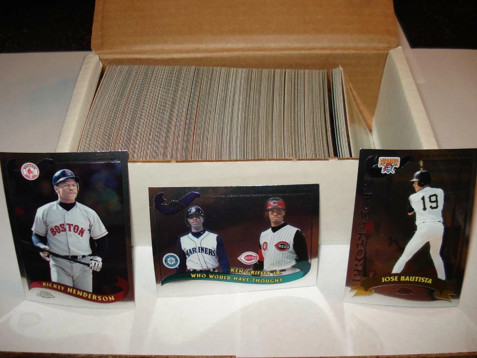 2002 Topps Chrome Traded Complete Baseball Set #T1-T275 - Image 1 of 1