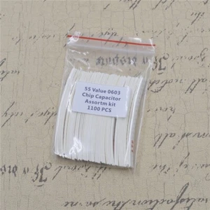 55 Value 0603(1608)SMD capacitor Assortm kit 1pF~1uF CHIP Ceramic capacitors - Picture 1 of 2
