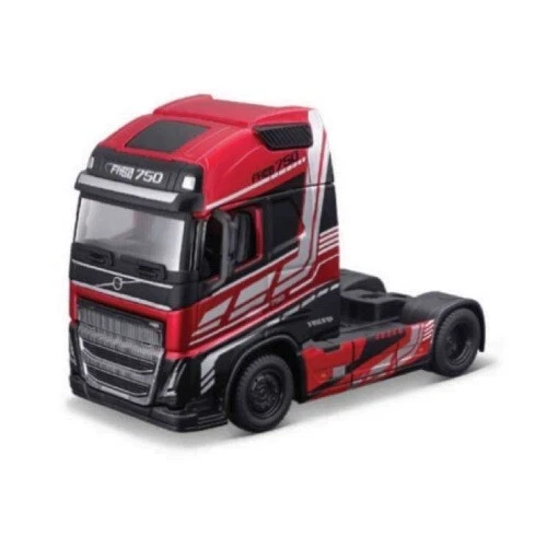 Volvo FH16 750 XXL Globetrer tracteur 1/43 rouge métallisé - Bburago 32203 - Photo 1/1