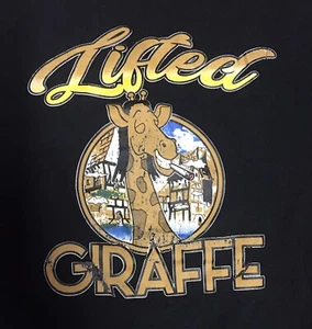 Vintage Stoned Like Willy Lifted Giraffe T Shirt Rare Mens M - Picture 1 of 4