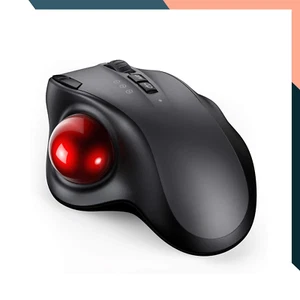 Bluetooth Trackball Maus Kabellos Mäuse Ergonomisch Gaming für PC und Laptops - Bild 1 von 7
