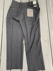 Haggar pants wrinkle free comfort equipped stretch expandable waist mens 36/29 - Picture 1 of 8