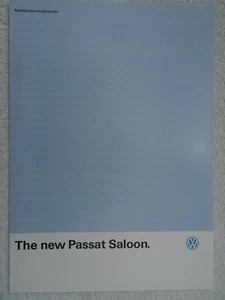 Volkswagen Passat Saloon Specification Brochure 1988 - CL, GL, GT, GT 16V - Picture 1 of 4