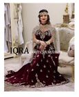 Royal Dubai Moroccan Kaftan Farasha Maxi Abaya Party Wear Modern Arabic Dresses