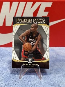 Gary Payton 2020-21 Panini Donruss Optic WINNER STAYS Insert #14 Miami Heat - Picture 1 of 2