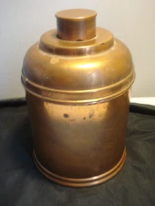 Vintage Copper Humidor " Rumidor" Tobacco Jar W/ Lid - Picture 1 of 6