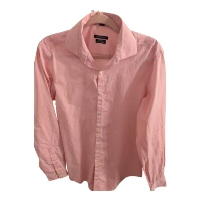 Van Heusen Light Pink Long Sleeve Button Down Men's Dress Shirt Size 15.5 34/35 - Image 1 of 4