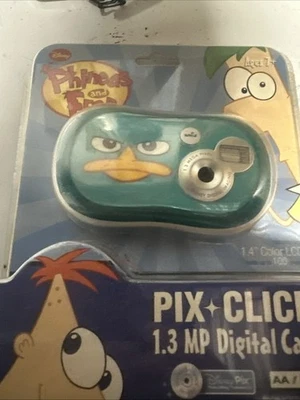 Vintage Disney Pix Click 1.3 MP Digital Camera Phineas And Ferb - Image 1 of 2