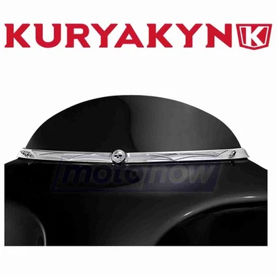 Kuryakyn Zombie Windshield Trim for 1996-2013 Harley Davidson FLHTCU Electra dn — 第 1/4 张图片