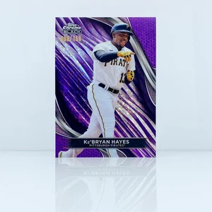 KE'BRYAN HAYES - 2024 Topps Chrome Black - Purple - Pirates - 90/150 - Bild 1 von 2