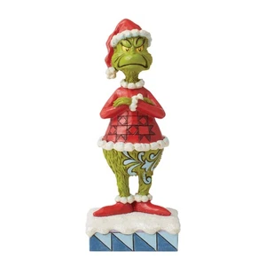 Figura de Navidad Dr. Seuss Grinch por Jim Shore Mean Santa Grinch Stole, Res... - Imagen 1 de 5