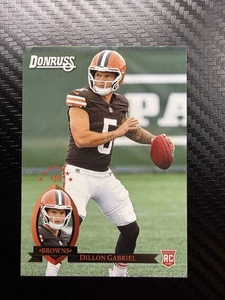 Panini Donruss Dillon Gabriel #19 RC 2025 retro 1995 inserción - Cleveland Browns - Imagen 1 de 2