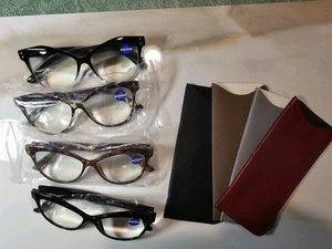 Gaoye Designer Milan Lesebrille +3,5 plus Blaulichtfilter. 4 Paar - Bild 1 von 10