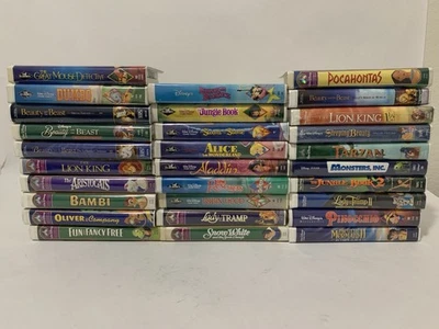 Lot of 29 Walt Disney Masterpiece Collection & Black Diamond VHS Tapes - Image 1 of 4