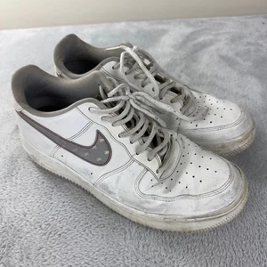 Nike Air Force 1 Low 3M Swoosh White Shoes Men Size 10 US - Picture 1 of 14