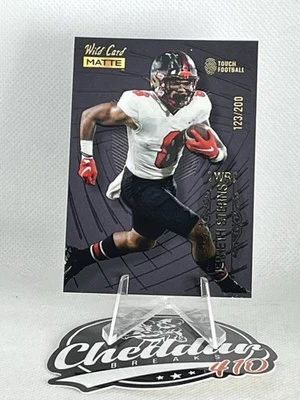 2022 Wild Card MATTE Touch Football /200 Jerreth Sterns #MB-62 Rookie Card RC - Image 1 of 3