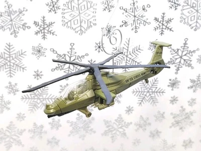 US Army Helicopter Boeing Sikorsky RAH-66 Comanche Christmas Ornament Marines - Image 1 of 4