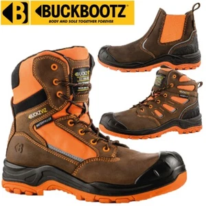 Buckler BVIZ Safety Boots - Hi Vis Waterproof Work Boots - BVIZ1 - BVIZ2 - BVIZ3 - Picture 1 of 20