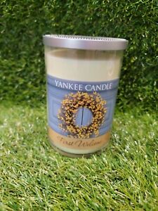 Yankee Candle FIRST WELCOME  Large Tumbler   22oz Candle Spring Scent RARE HTF