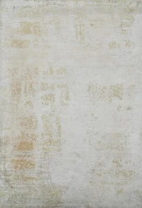 Handgetufteter Viskose teppich 150x240 dark beige  Modern Wohnzimmer SH234 - Bild 1 von 7