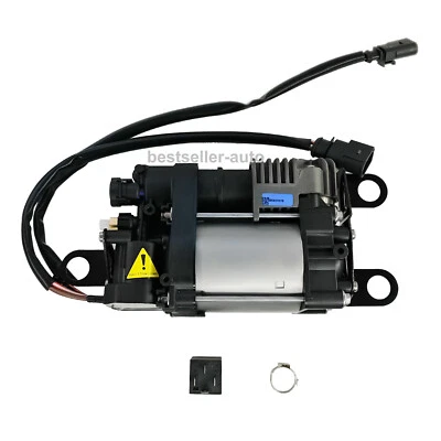 Compresor de suspensión neumática para Porsche Macan 2015-2018 L4 2,0 L V6 3,0 L con relé Foto 1 de 4