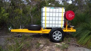 BUSHFIRE FIRE FIGHTING TANKER TRAILER - Picture 1 of 7