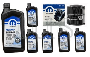 Genuine Mopar Engine Oil Change Kit 2008 Chrysler Sebring 3.5L engine oil 10w30 - Picture 1 of 3