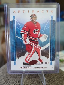 💥2022-23 Upper Deck Artifacts Frederik Andersen 296/299 Carolina Hurricanes🏒 - Picture 1 of 2
