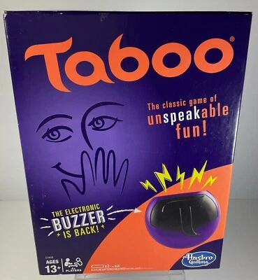 Taboo The Classic Game Of Unspeakable Fun With Electronic Buzzer *New Sealed* - Image 1 of 4