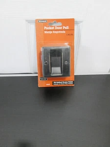 Pocket Door Pull 1 3/8 Inch Thick Doors 2 1/4 x 1 3/4 Oil Rubbed Bronze NEW - Picture 1 of 12