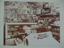 Pepsi Pete, Pepsi Cola Cooler,  Grocery Sepia Photography Card Reprint 1940s