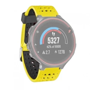 Bracelet Montre Pour Garmin Forerunner 220 230 235 630 620 735XT Jaune Noir - Photo 1 sur 2