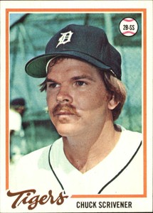 1978 Topps Baseball Card #94 Chuck Scrivener - NM