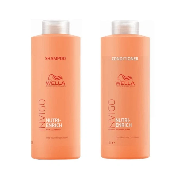 Wella INVIGO Nutri-Enrich Deep Nourishing Shampoo and Conditioner (1000ml)