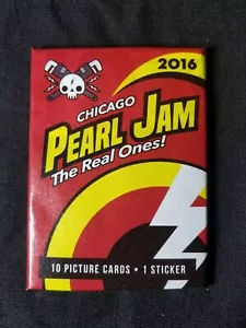 2016 Pearl Jam trading baseball card 1 confezione Wrigley Chicago non Seattle Missoula - Foto 1 di 2