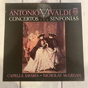 Antonio Vivaldi Concertos And Sinfonias RECORD LP Nicholas McGegan EXCELLENT - Foto 1 di 4