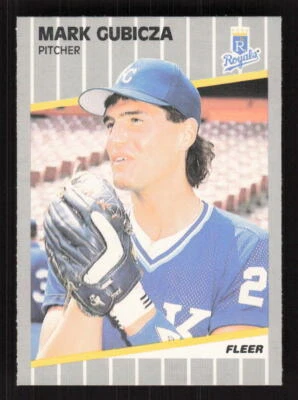 1989 Fleer #283 Mark Gubicza Kansas City Royals - Image 1 of 2